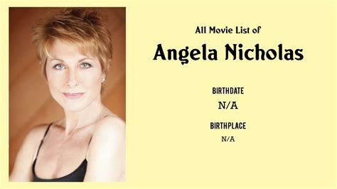 angela nicholas actress|Angela Nicholas Movies .